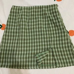 Princess Polly plaid mini skirt